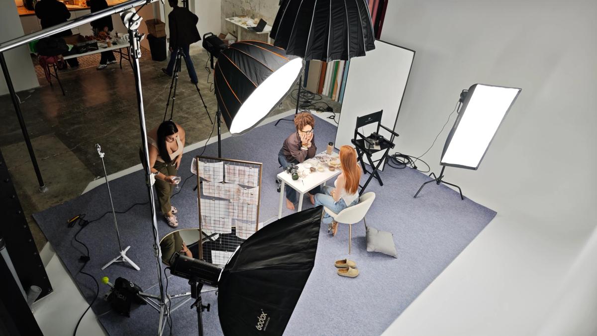 Espace de shooting photo à Marseille : Cyclorama blanc