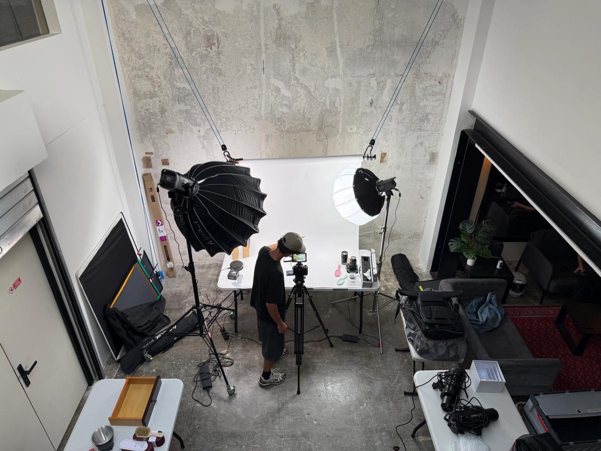 Shooting dans l'espace béton de Your Studio Labry
