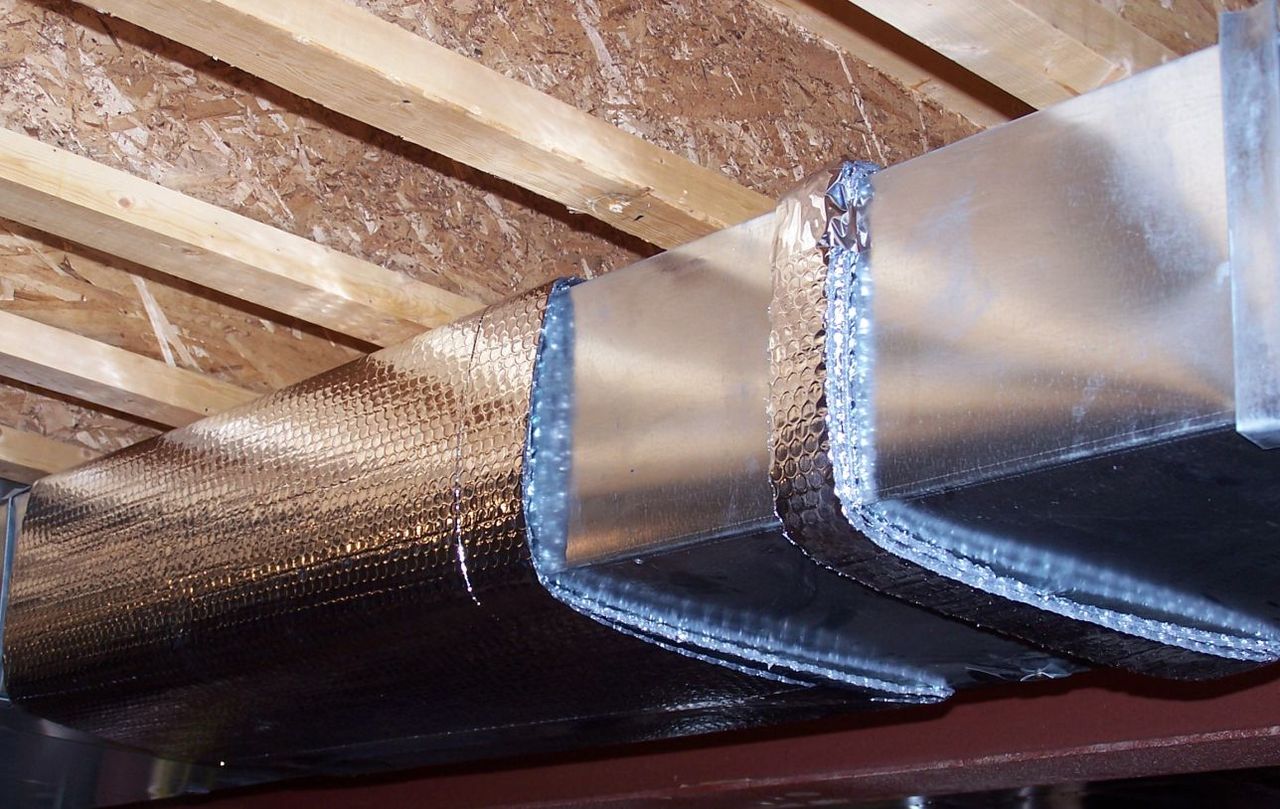 Image showing insulated ductwork