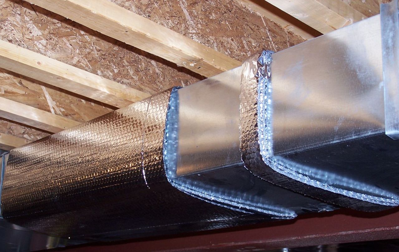 Image showing insulated ductwork