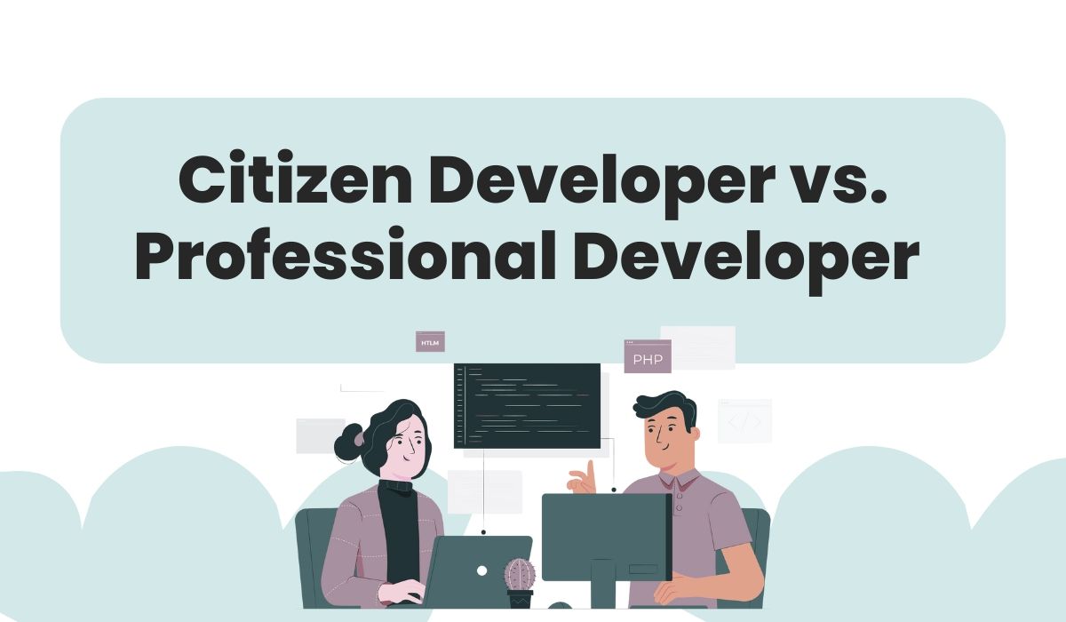 Citizen Developer vs. Professional Developer 