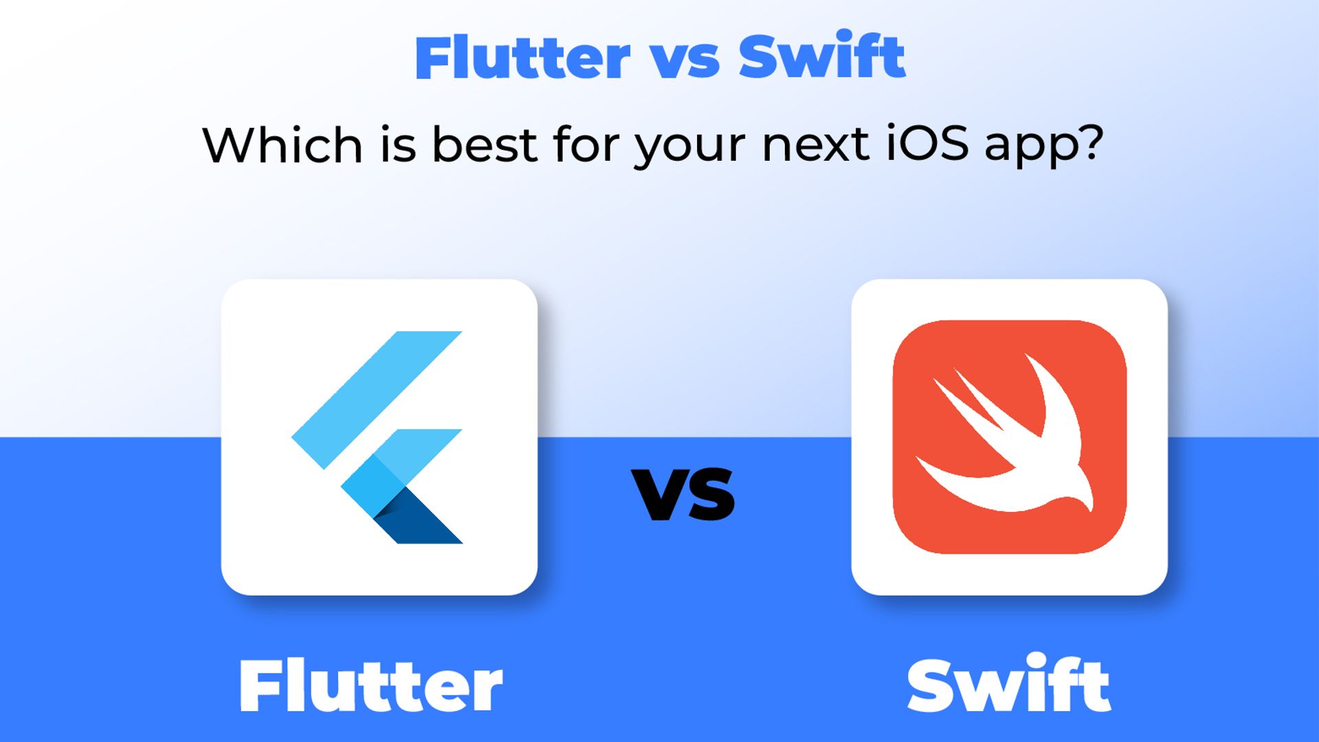 Flutter vs Swift