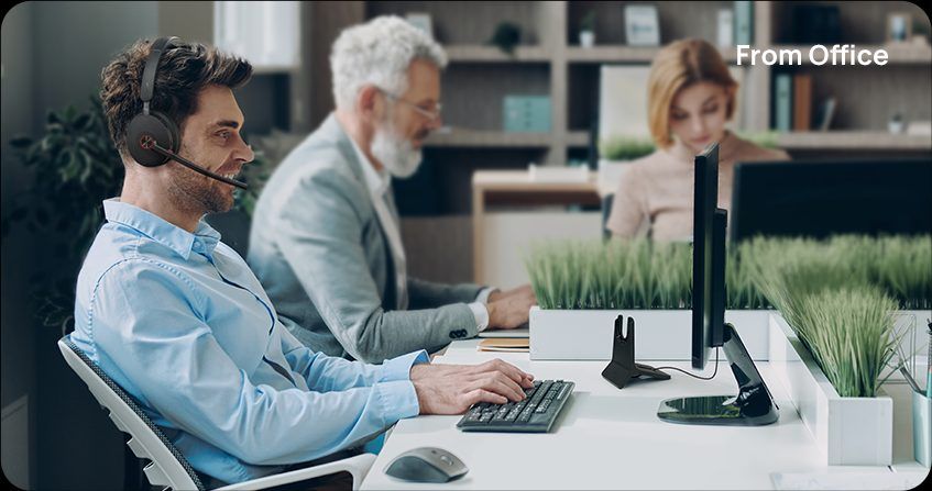 Collaborateurs utilisant le BH74 au bureau
