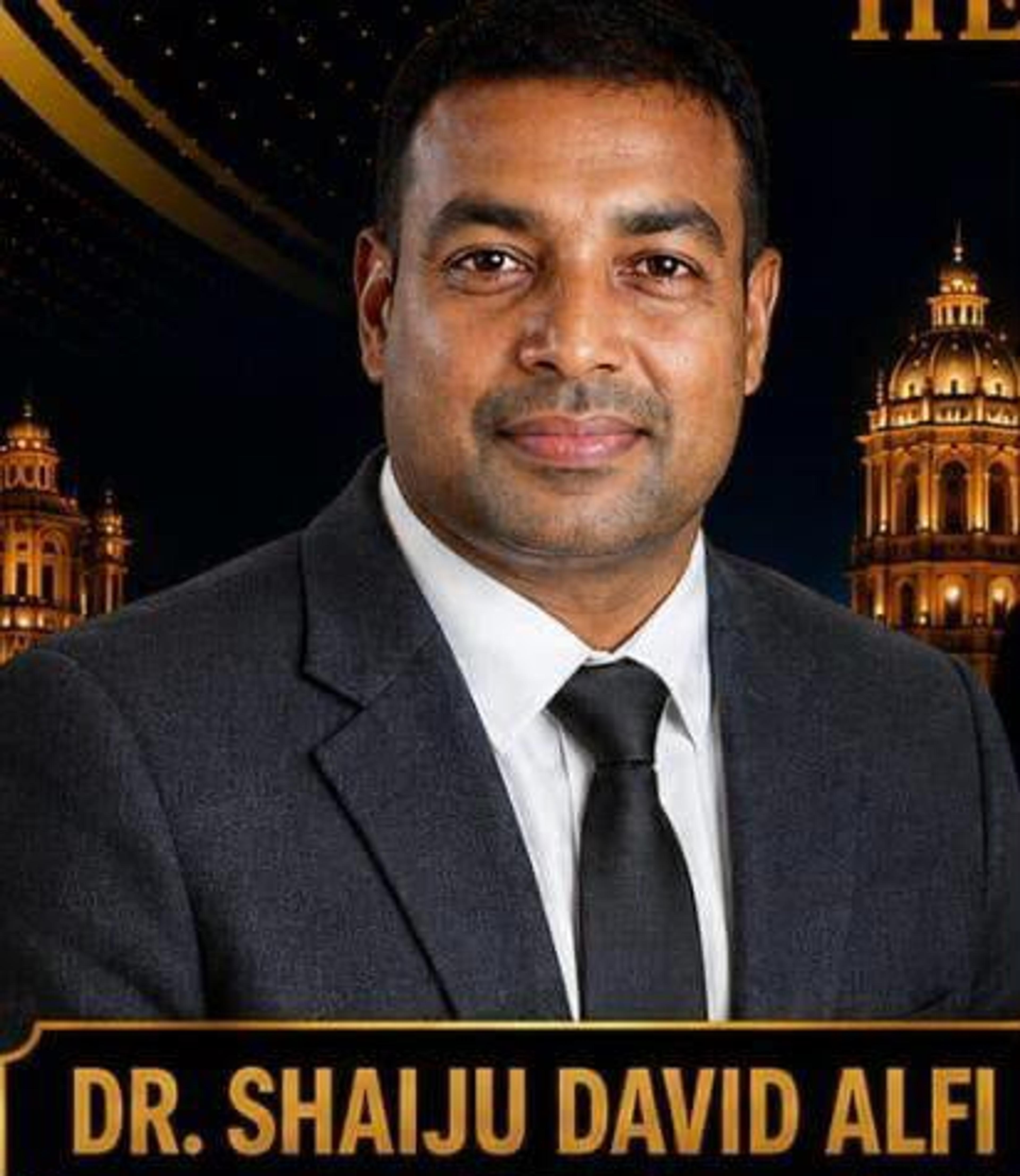 Portrait of Dr. Shaiju David Alfi