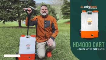 HD4000 Battery-Powered Backpack and Cart Sprayer