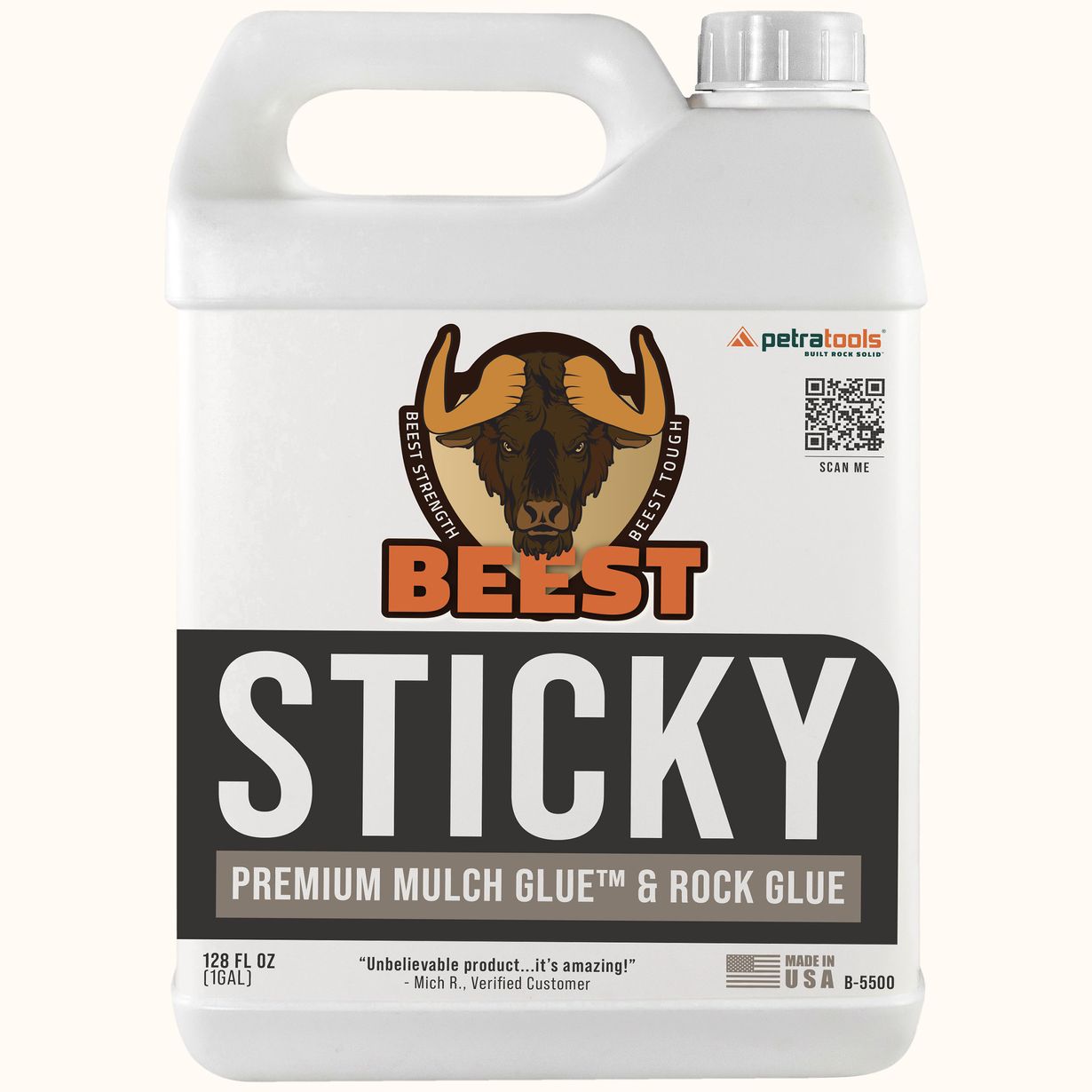 BEEST Sticky Premium Mulch Glue™ & Rock Glue