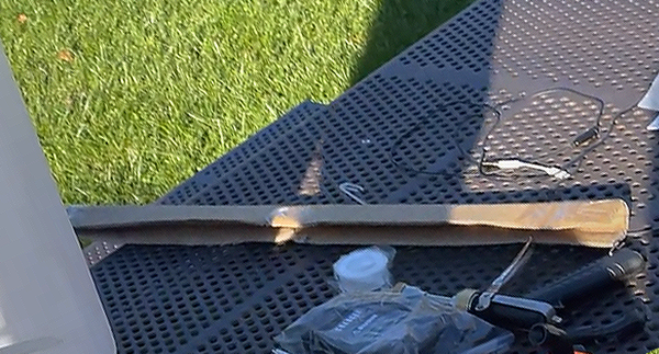 Wand in cardboard sheathing