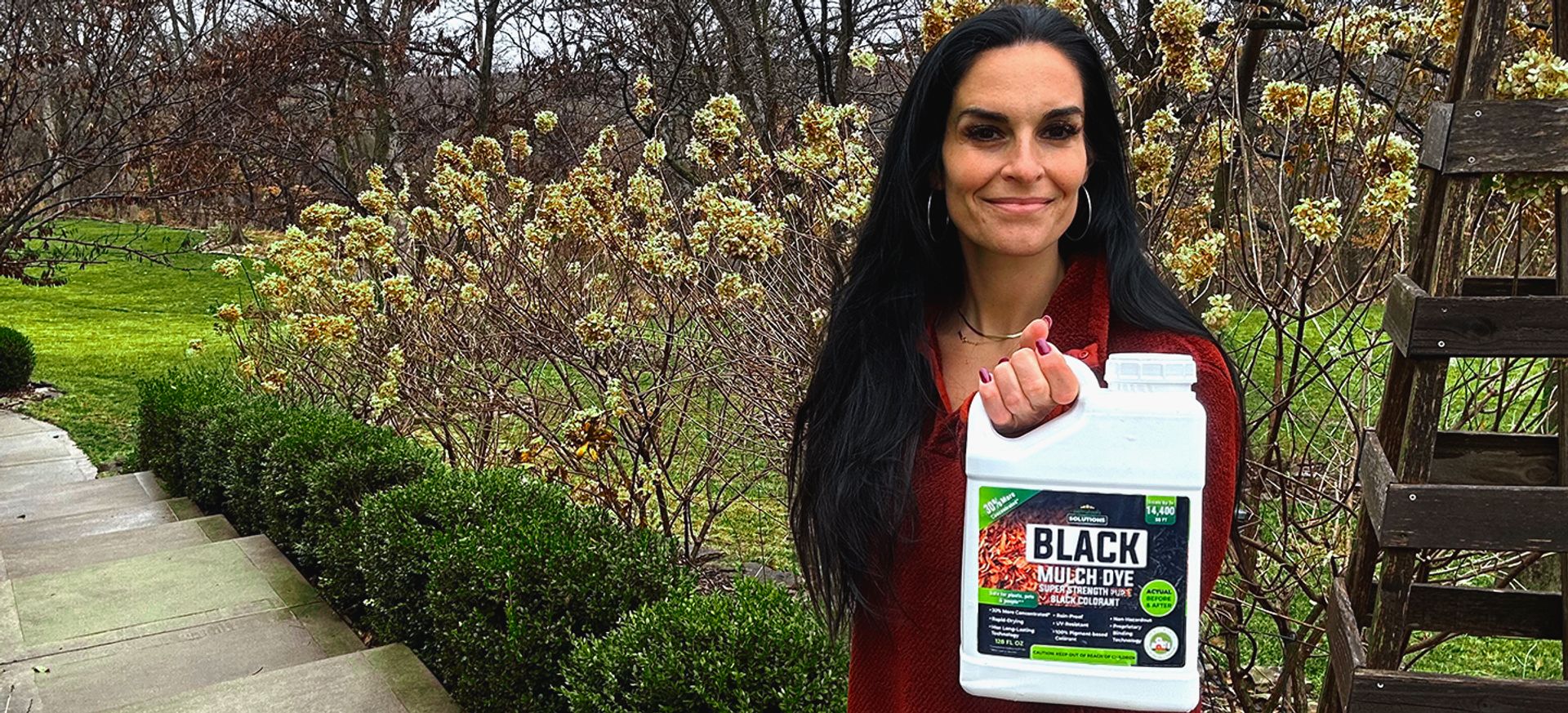 Get your garden game on with PetraMax Black Mulch Dye! Melissa's mul