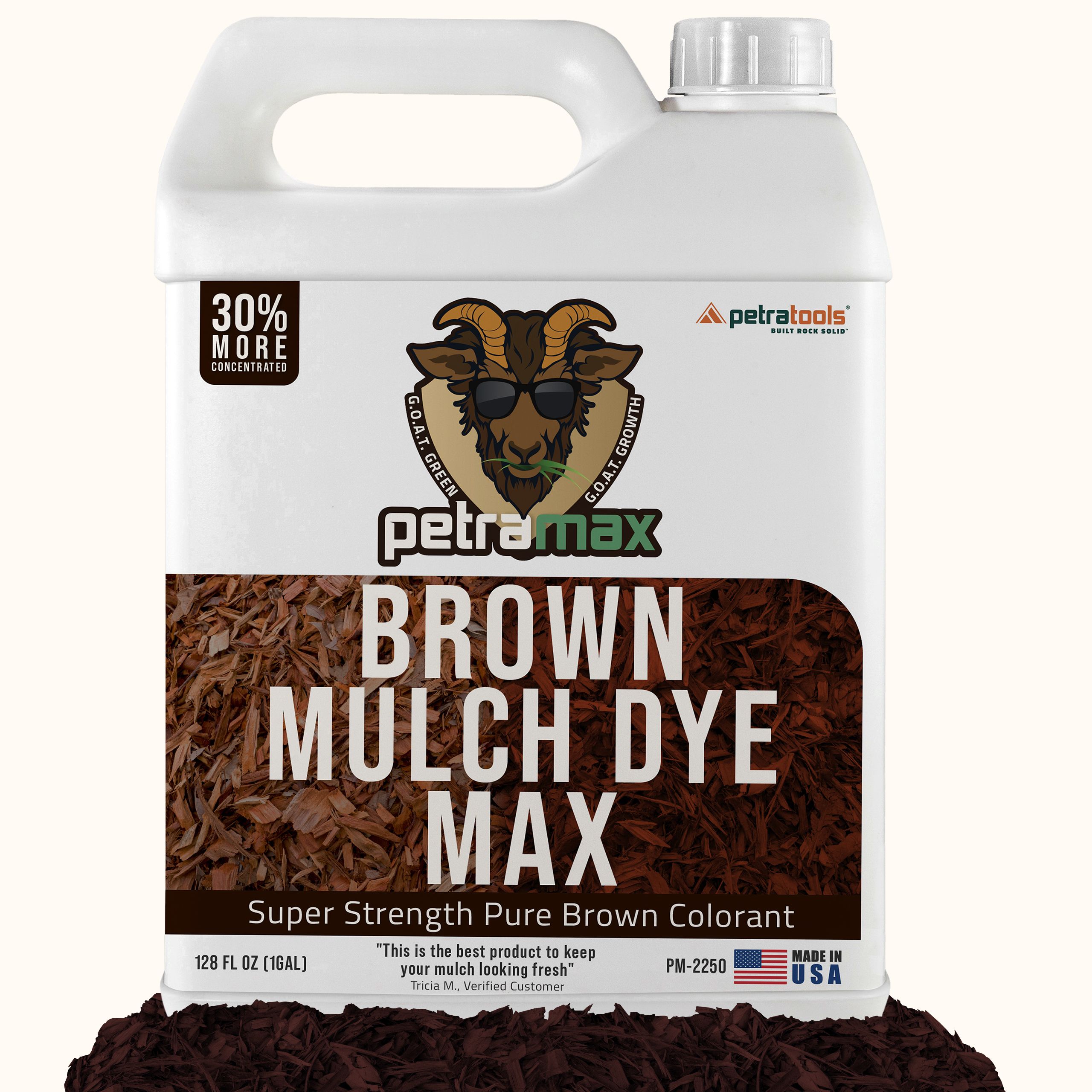 PetraMax Brown Mulch Dye