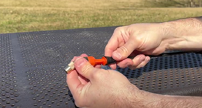 Step Inspect the nozzle