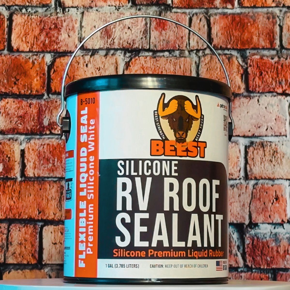 What's included with the BEEST SILICONE RV ROOF SEALANT? 