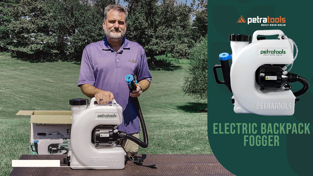 Electric Backpack ULV Fogger Support Video PetraTools