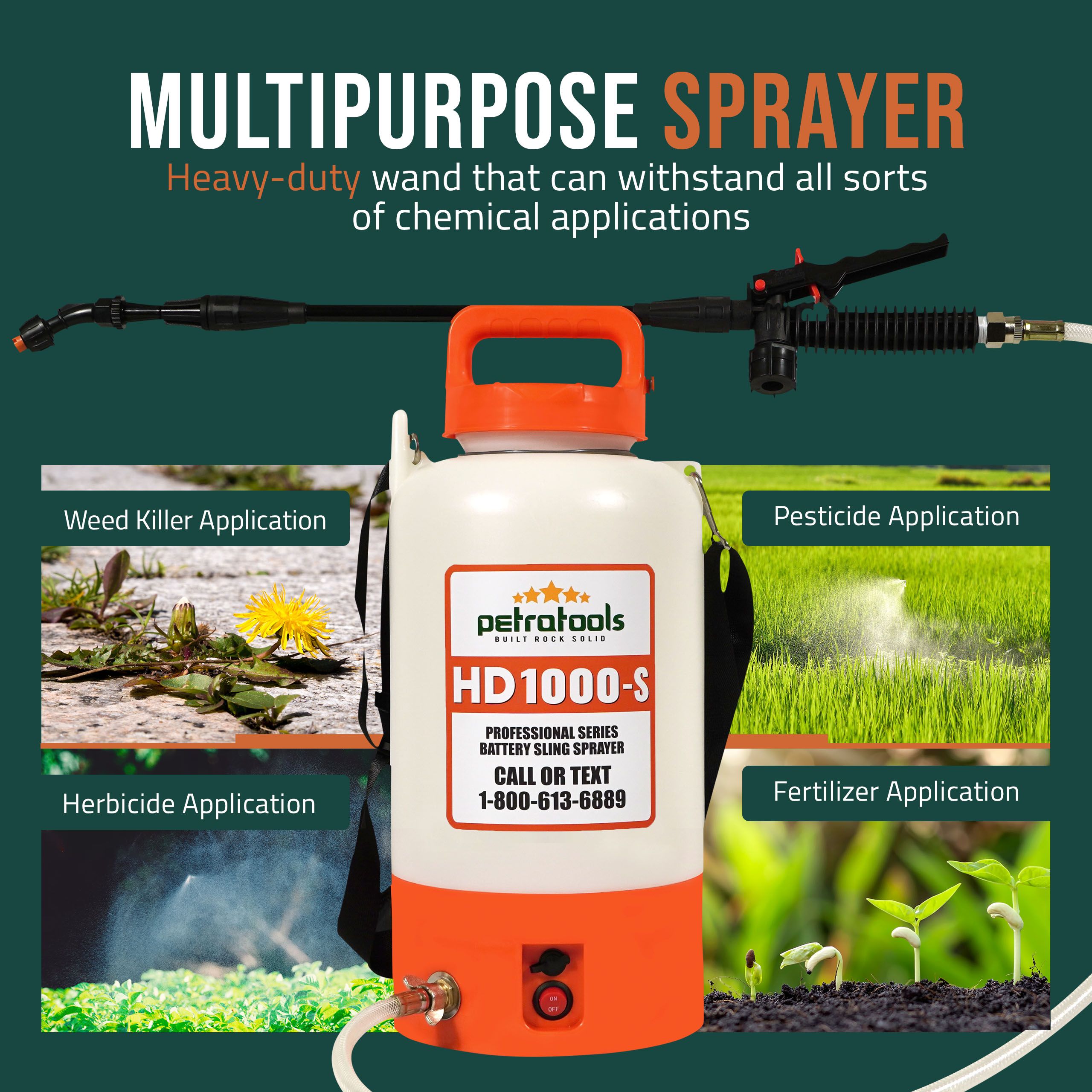 PetraTools Sling Sprayer HD1000-S And HD2000-S - PetraTools