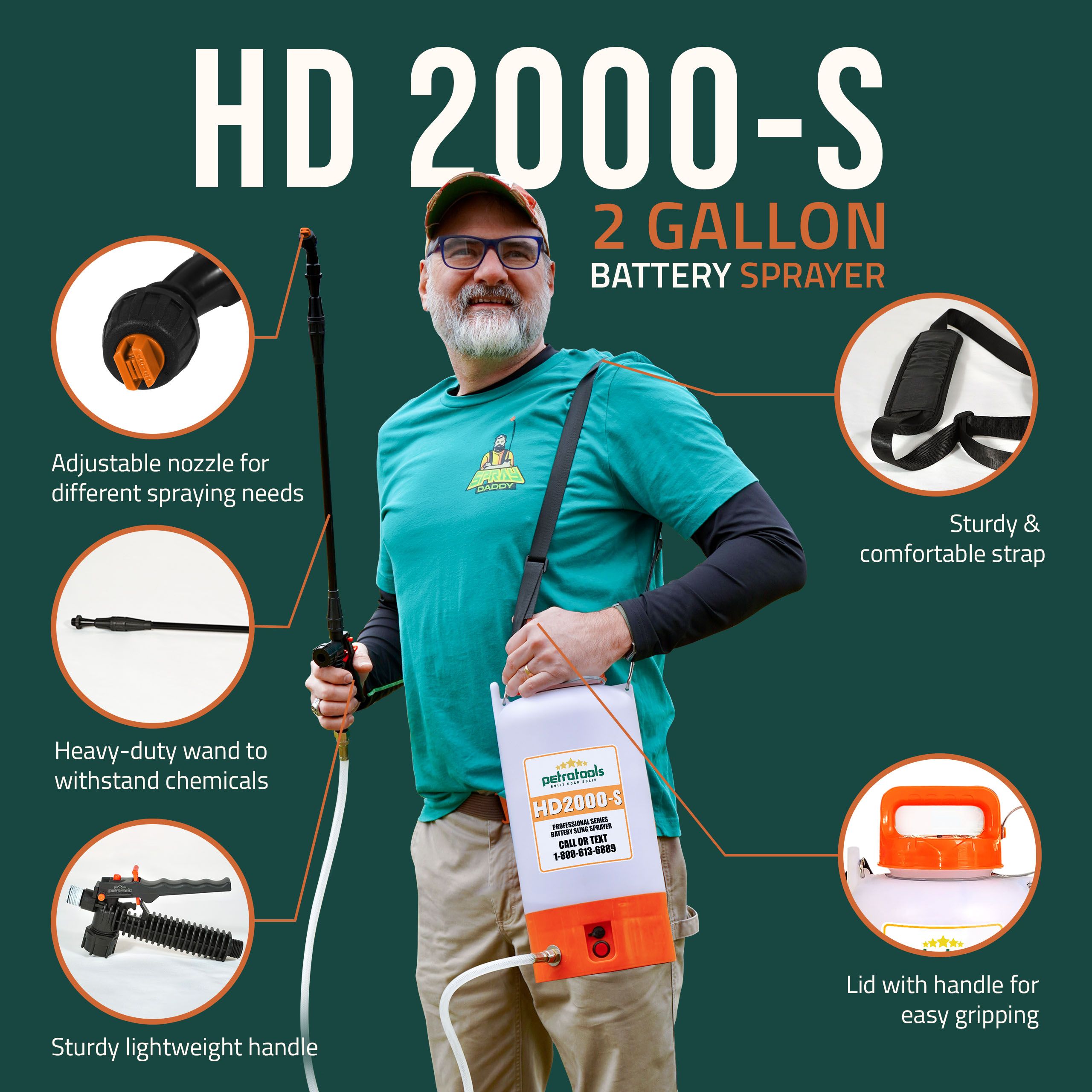 HD2000-S Sling Sprayer - PetraTools