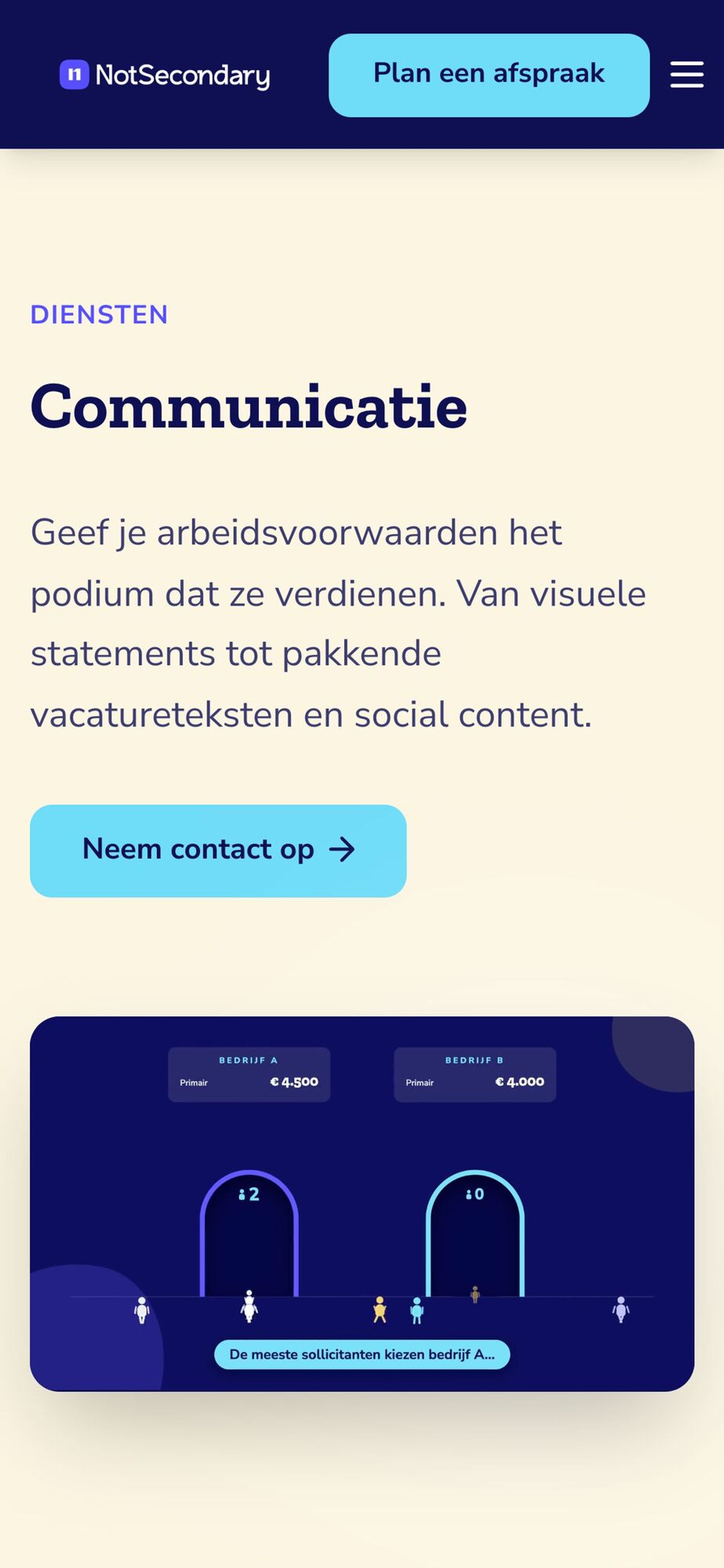 Not Secondary, beeld 1