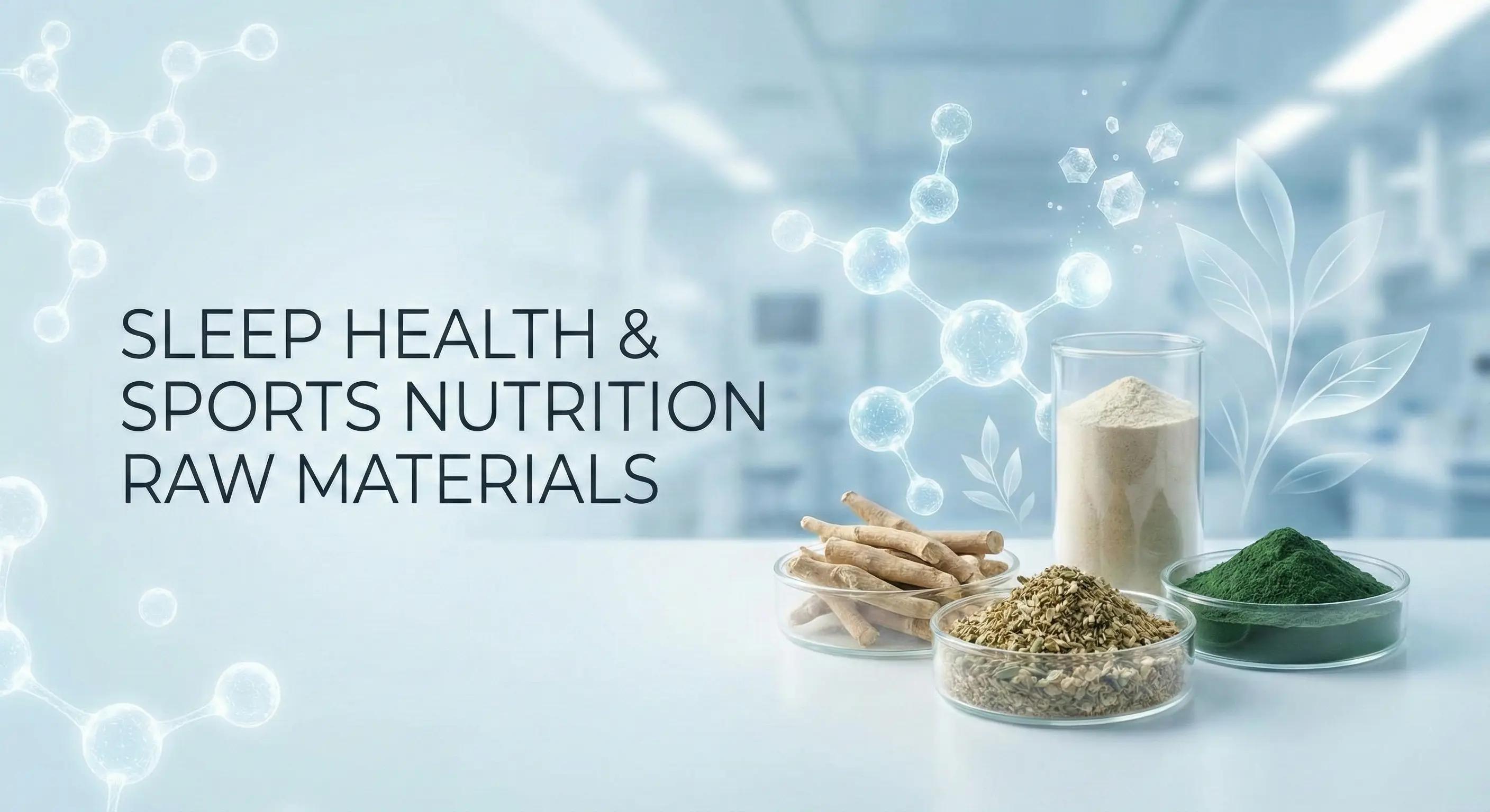 Premium Raw Materials for Sleep Health & Sports Nutrition Recovery