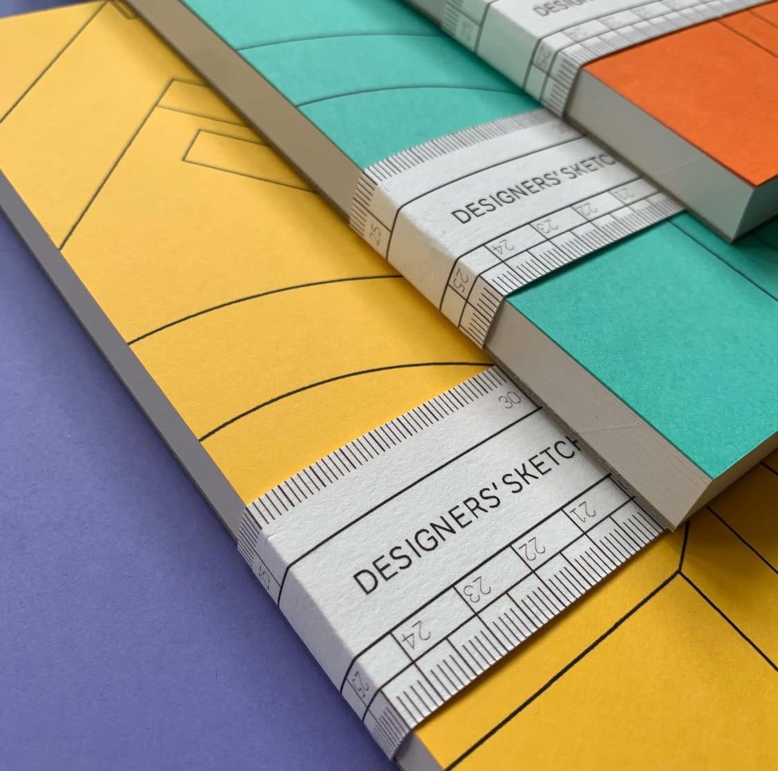 Colourful designer sketchbooks by Ollingtons