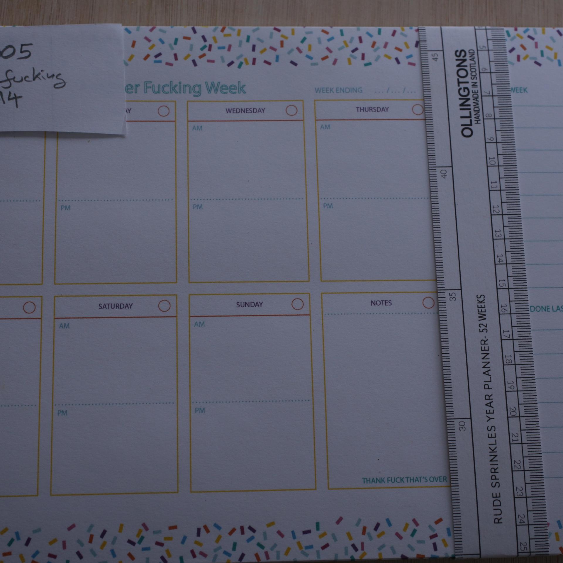 A4 Another fucking week