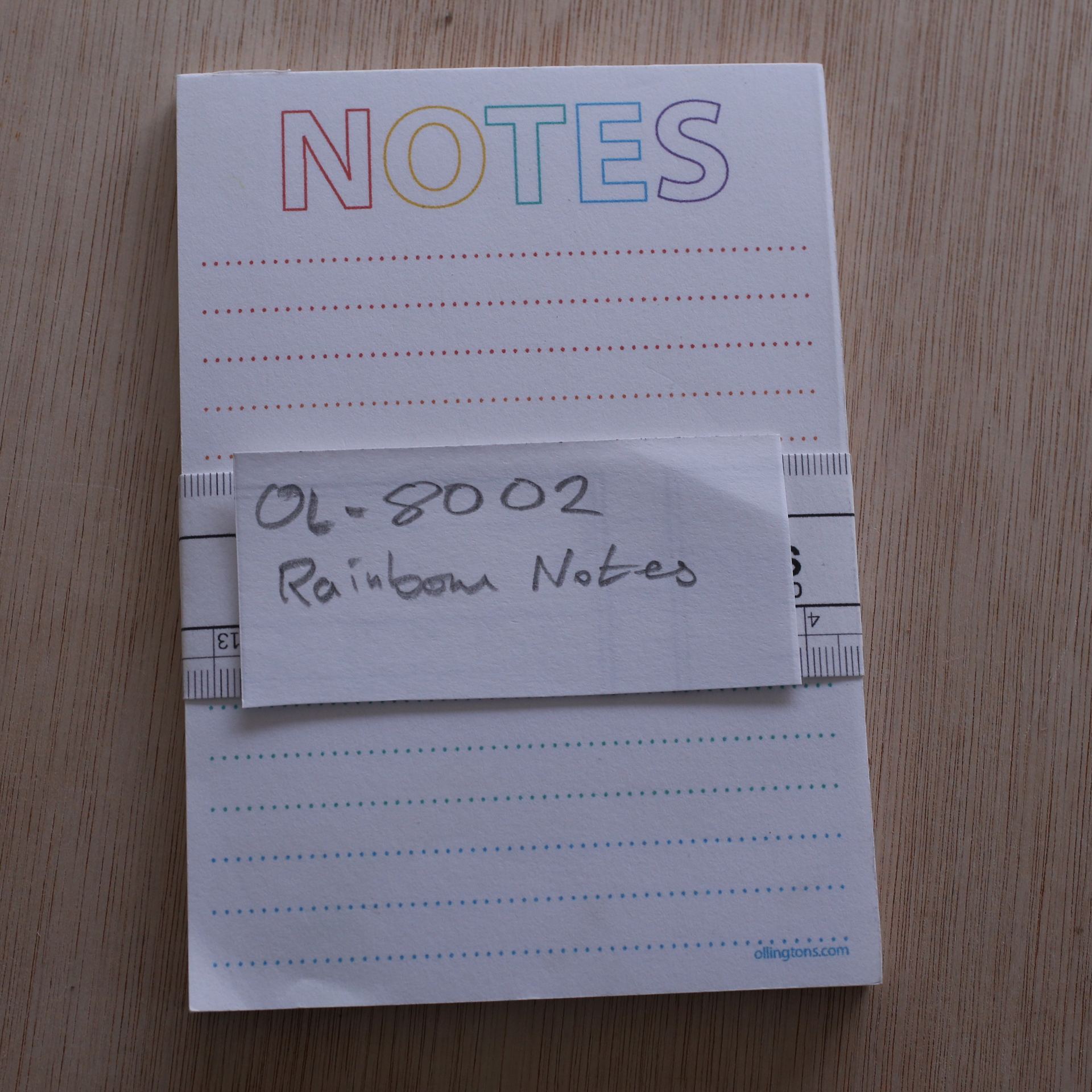 rainbow notes