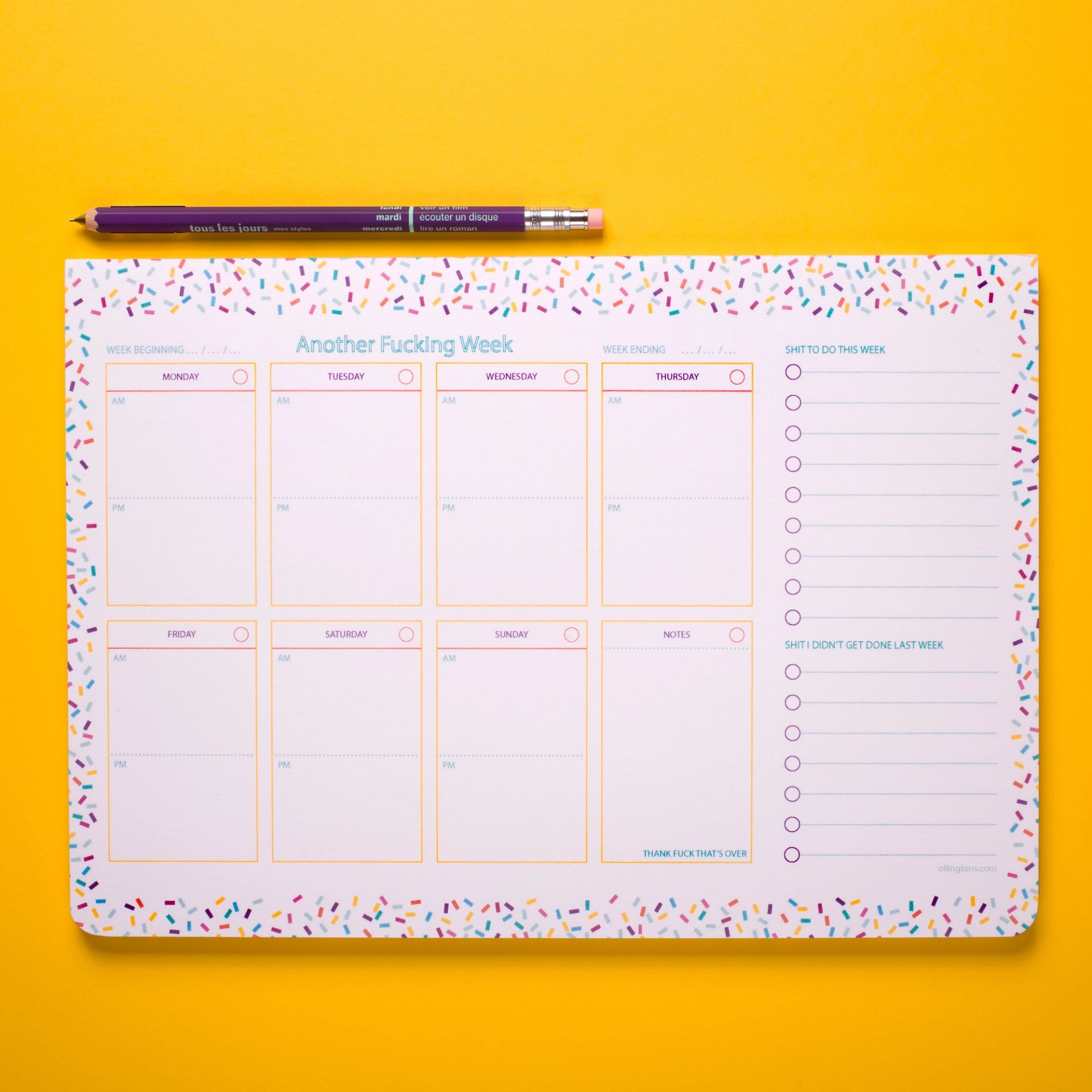 Another fucking week A4