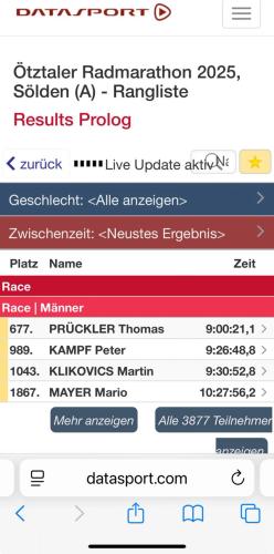 Ötztaler Radmarathon 2025