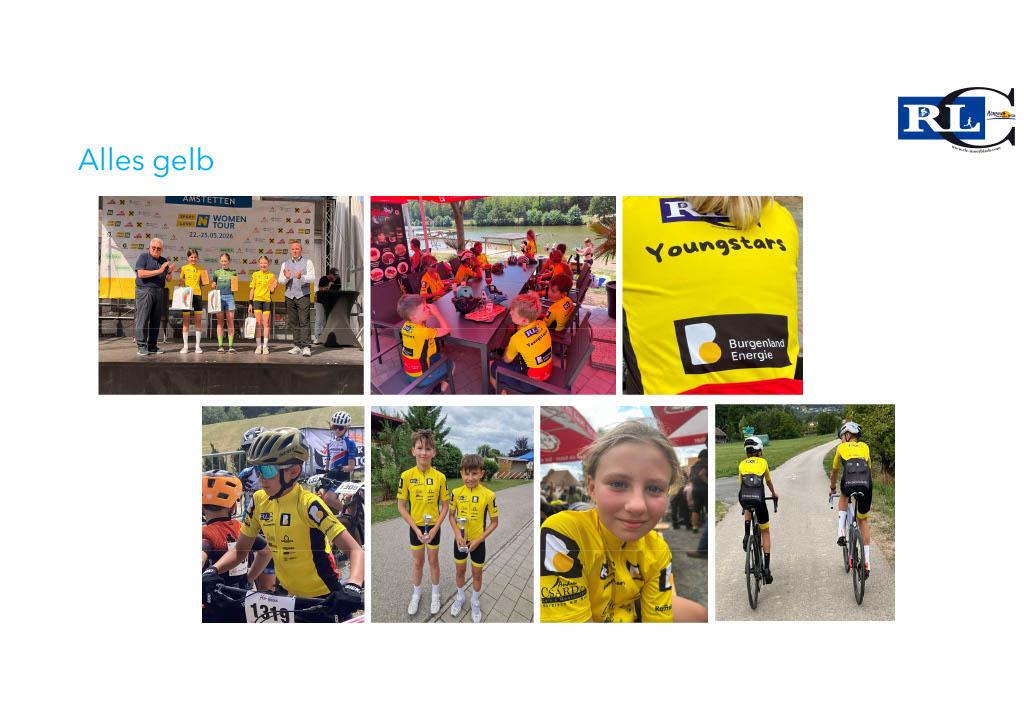Die Youngstars im gelben Trikot
