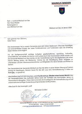 RLC Mörbisch erhält Förderung