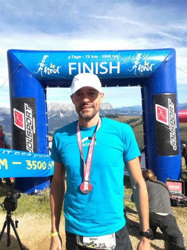 Dieter Halwax startete bei der            Tour de Tirol am 5.-7.10.2018
