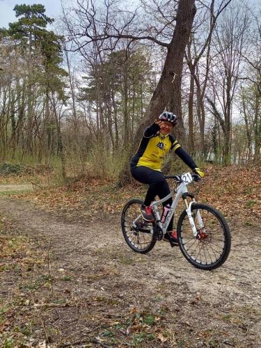 Mountainbike im Maiball