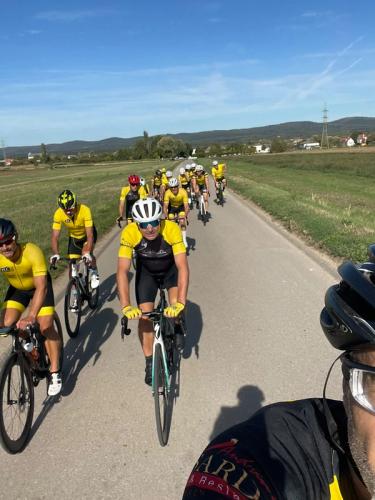 Gruppe beim Fahren