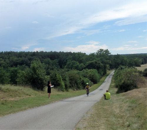 Zeitfahren in der Pusta bei Mörbisch