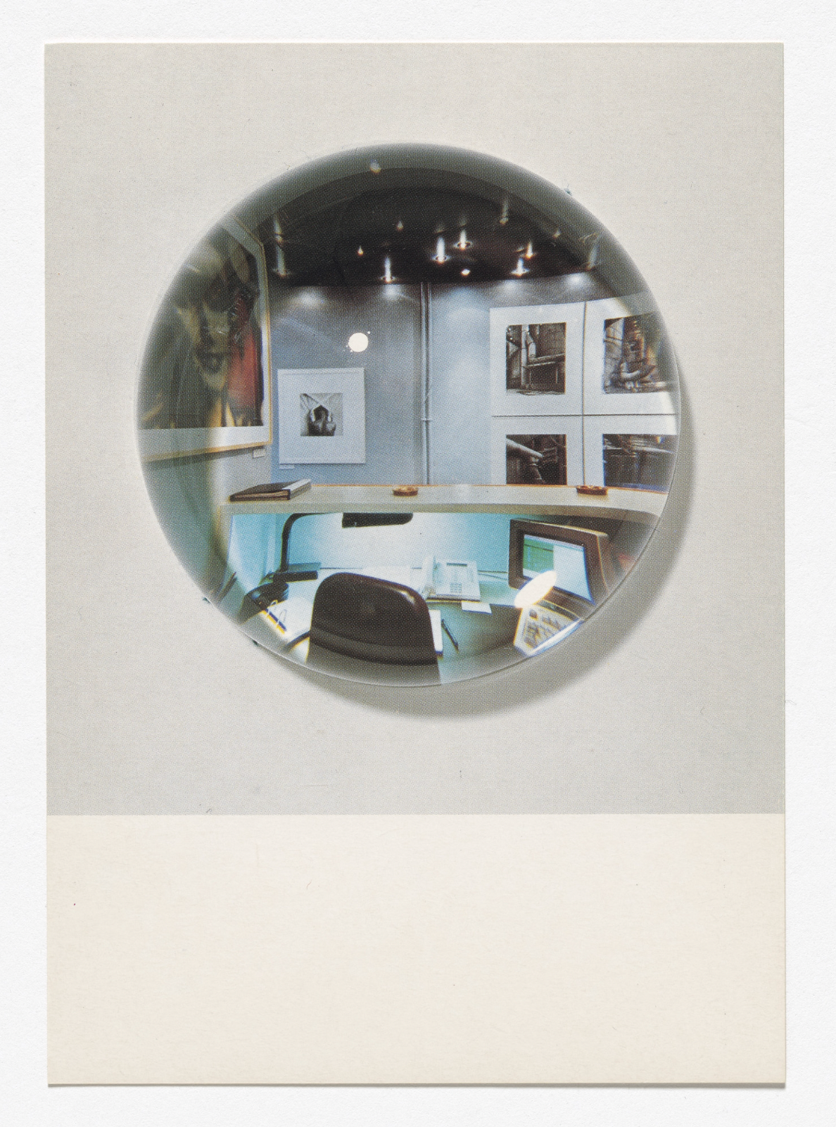 Louise Lawler, Postcards for Paperweights, Postcards, Pictures, Cannibalism, Centre d'Art Contemporain, Geneva, January 20–February 27