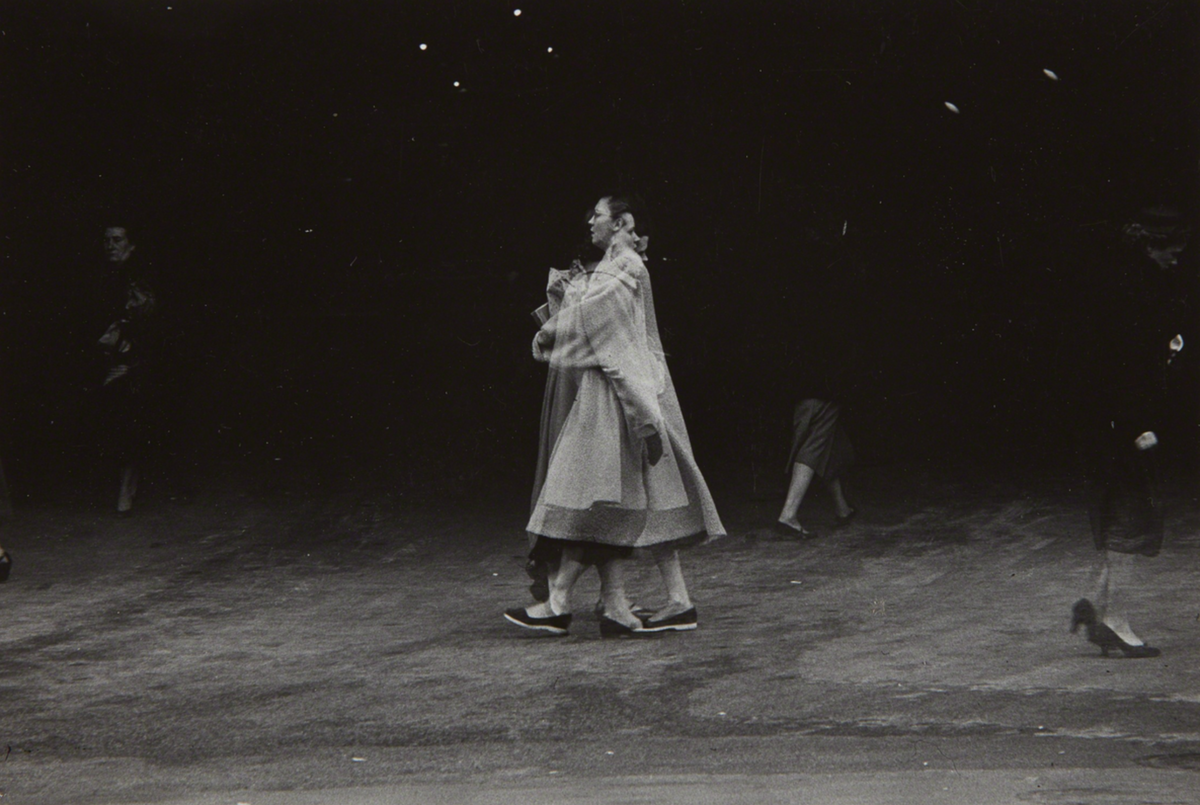 Harry Callahan, Chicago (multiple exposure of women walking)