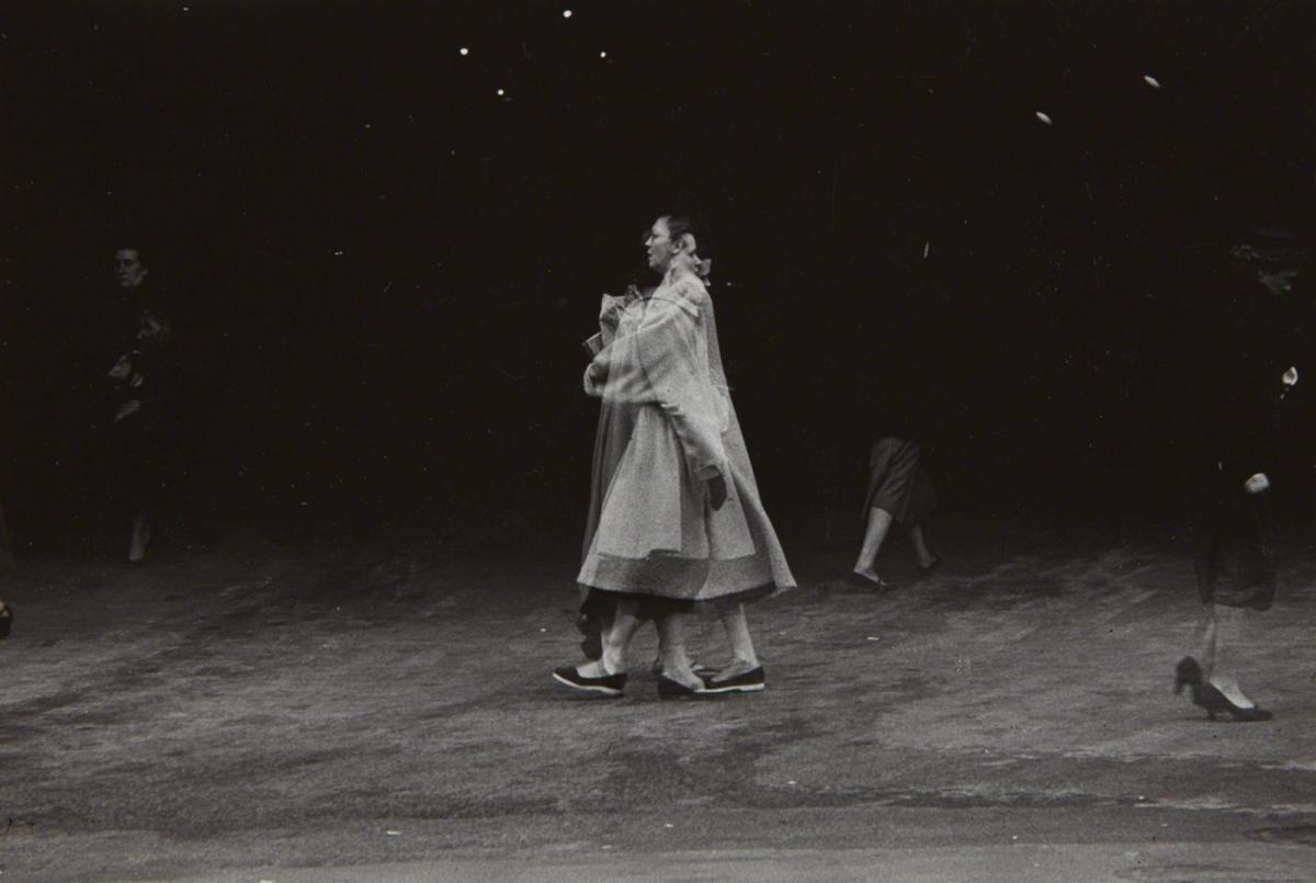 Harry Callahan, Chicago (multiple exposure of women walking)