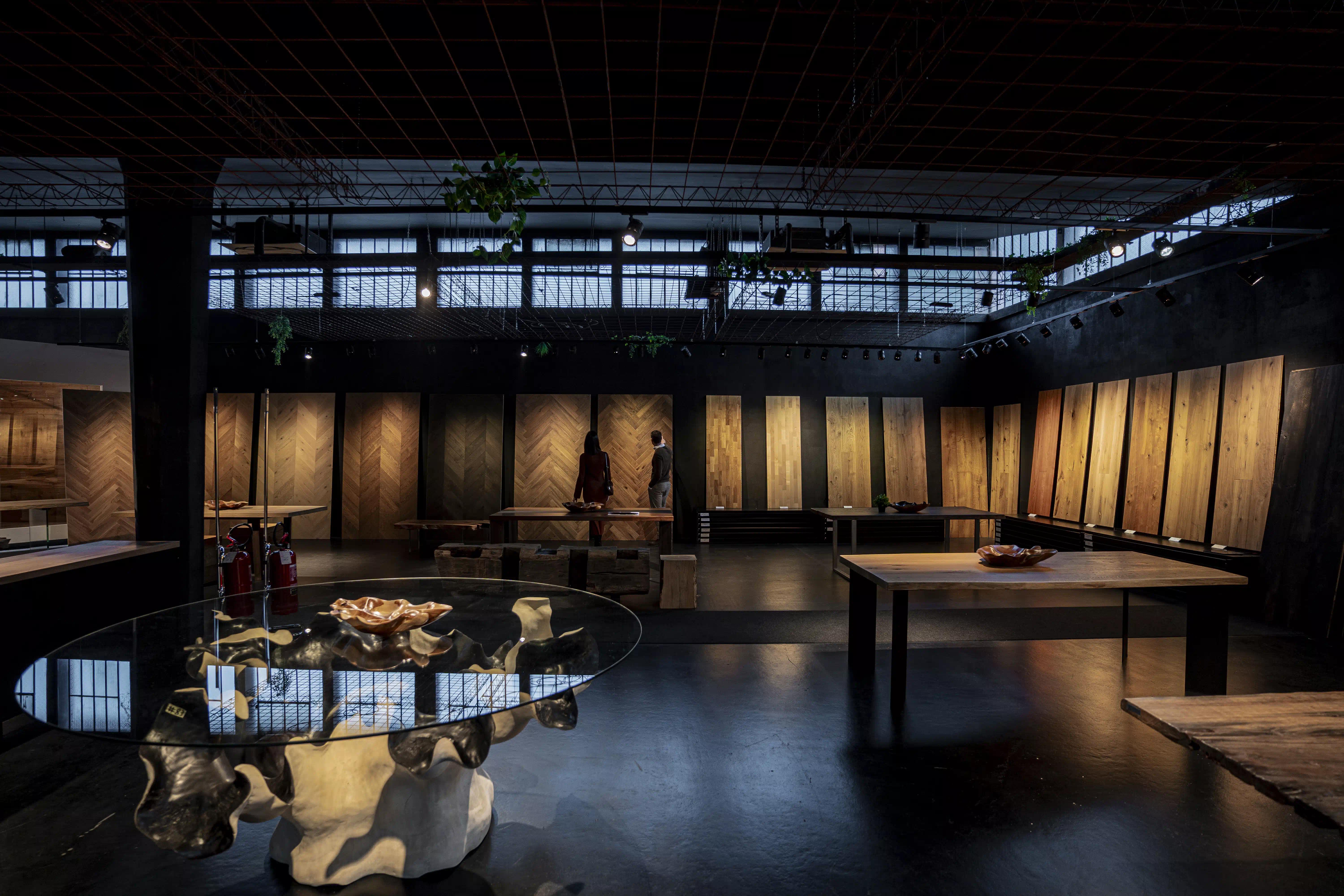 Interno dello showroom di Cabbia