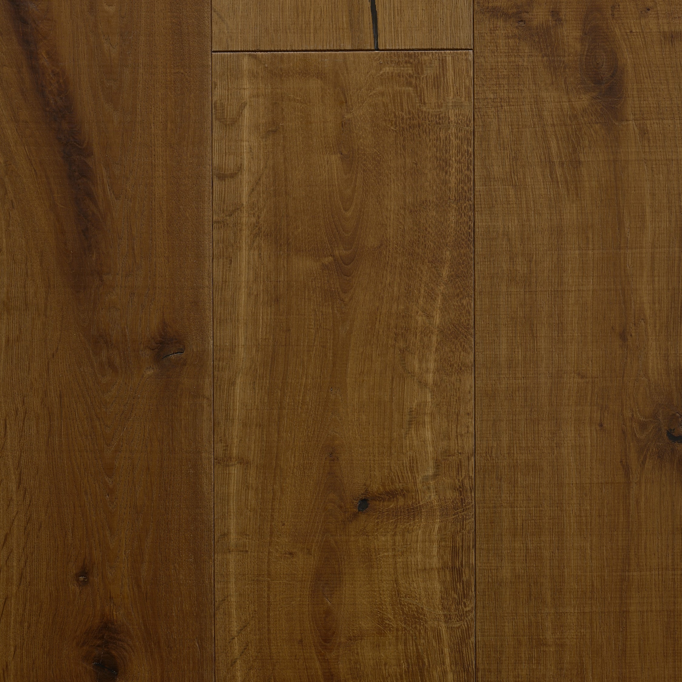 Particolare di un asse di parquet in Quercia Miele Taglio Sega di Cabbia