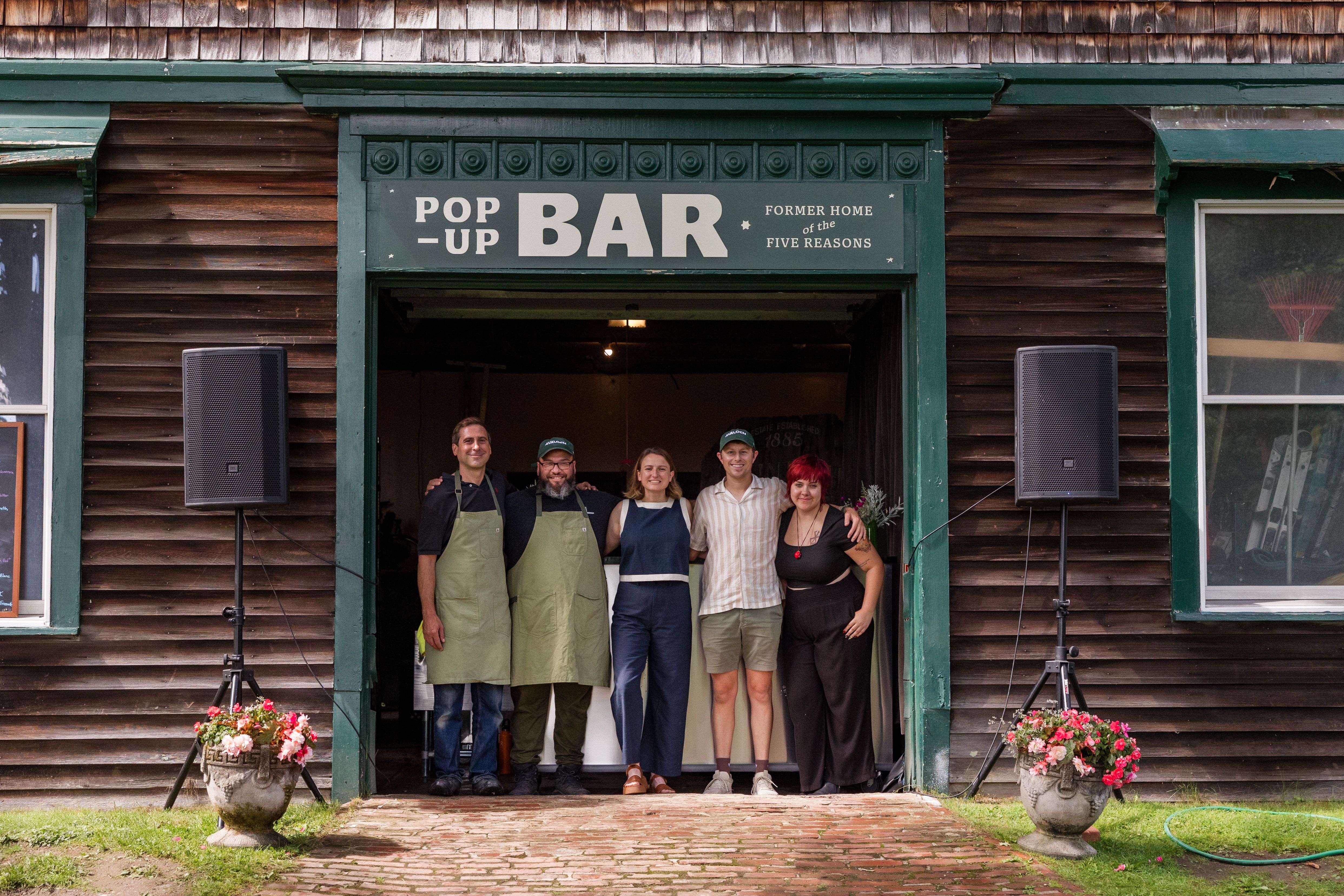 The pop-up bar team