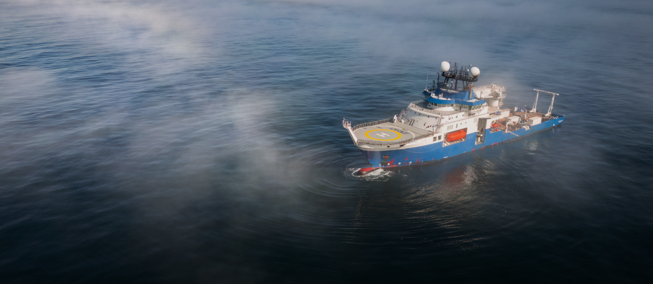 Schmidt Ocean Institute vessel at sea 