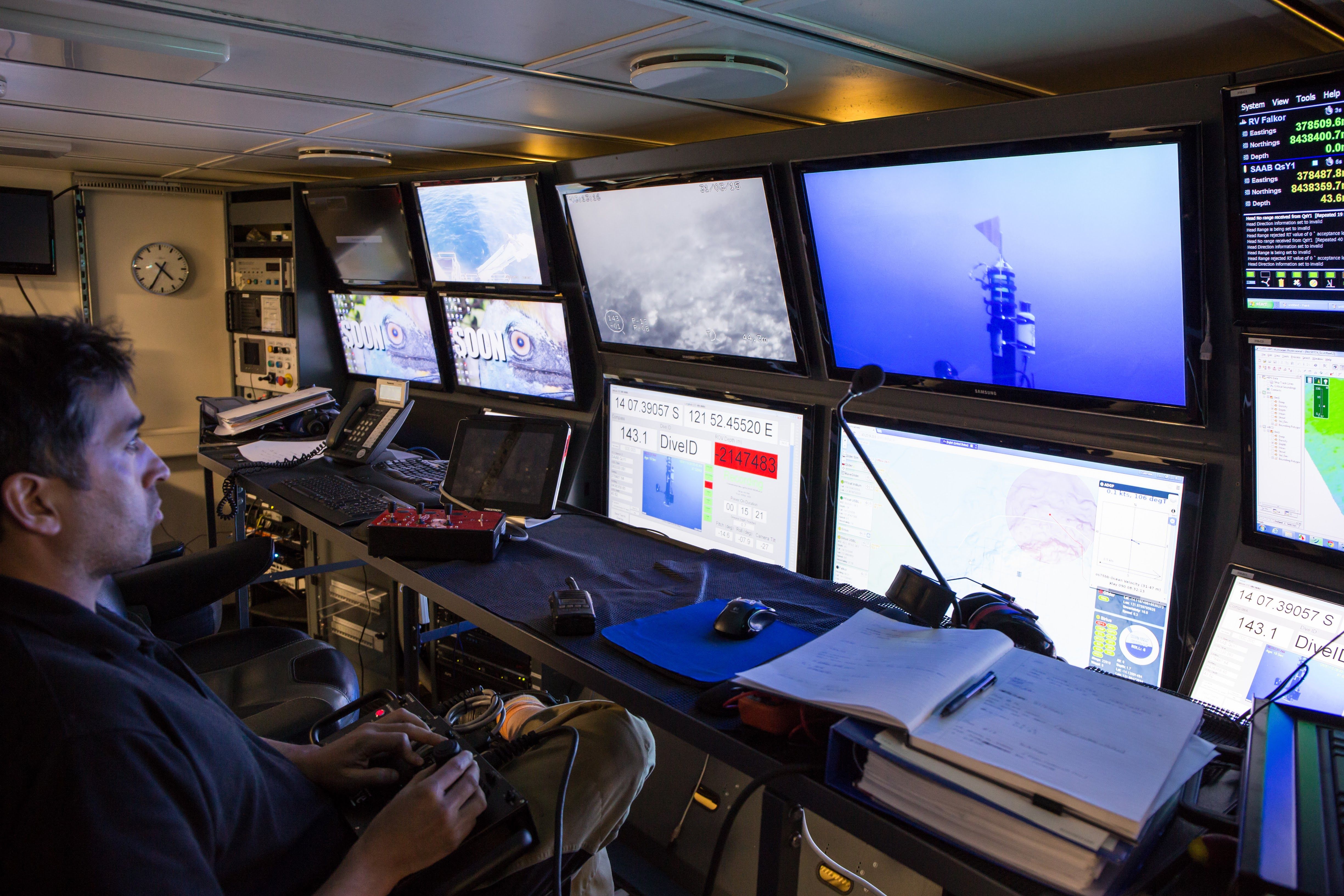 R/V Falkor -  Scott Reef on Ship