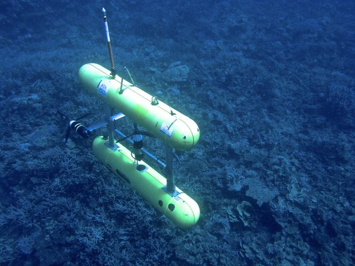 Sirius AUV on a previous deployment.
