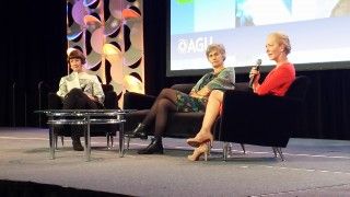 Co-Founder and Vice-President Wendy Schmidt answers audiance questions following her talk at the American Geophysical Union (AGU) Presidental Forum.