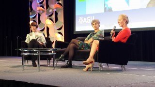 Co-Founder and Vice-President Wendy Schmidt answers audiance questions following her talk at the American Geophysical Union (AGU) Presidental Forum.