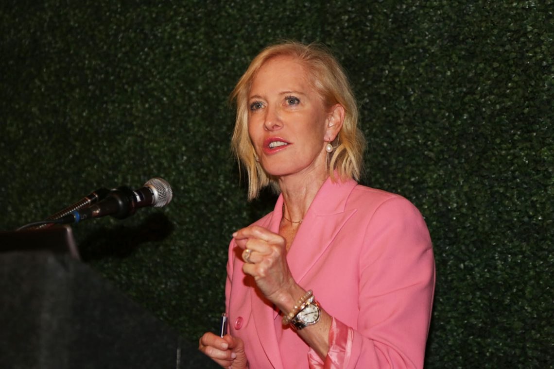 Woman speaking