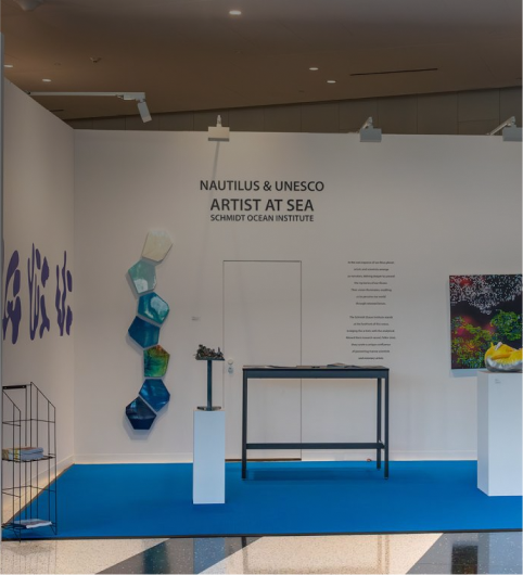 gallery of artworks on display