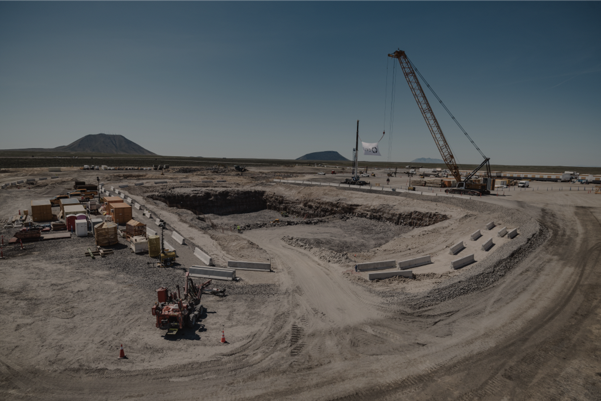 Aurora powerhouse construction site
