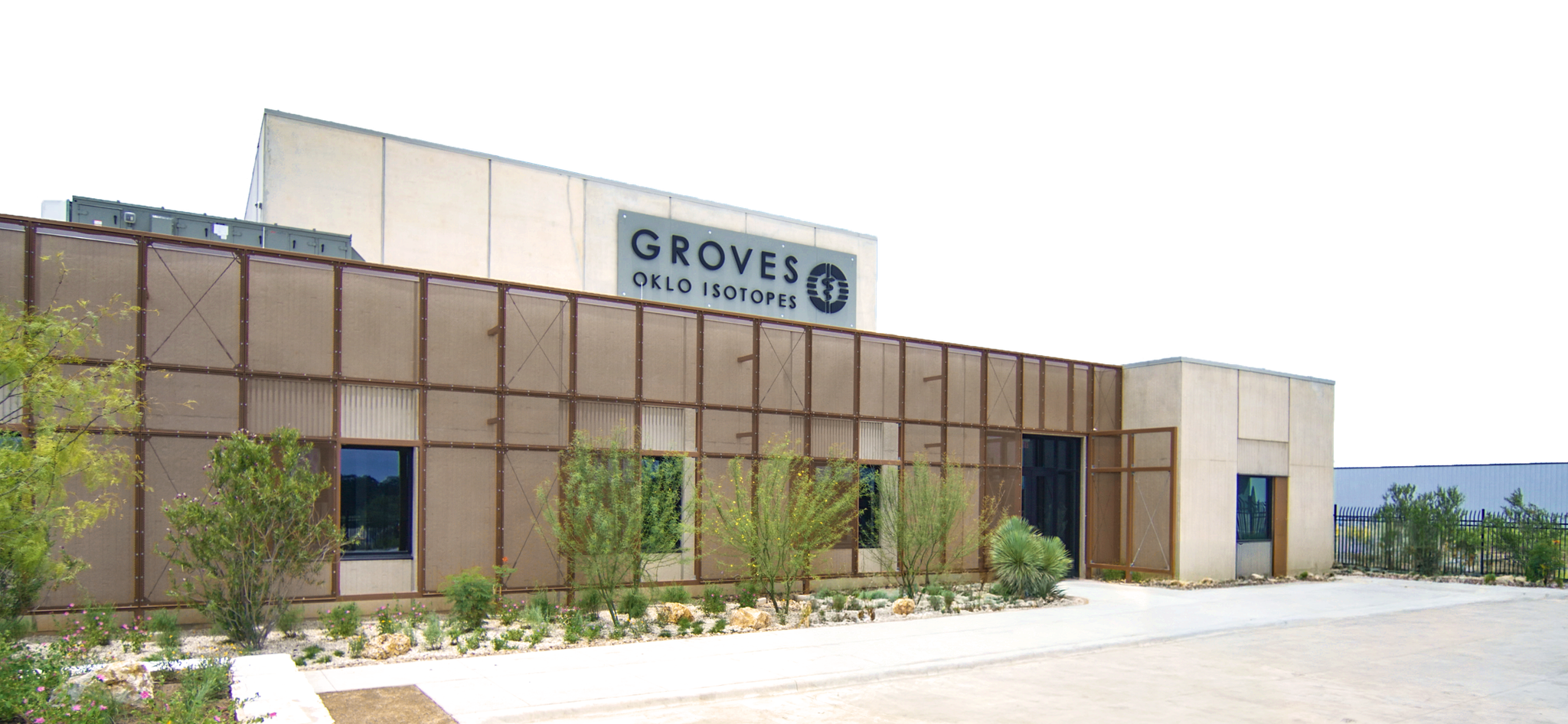 The Groves Oklo Isotopes building in Lockhart, Texas