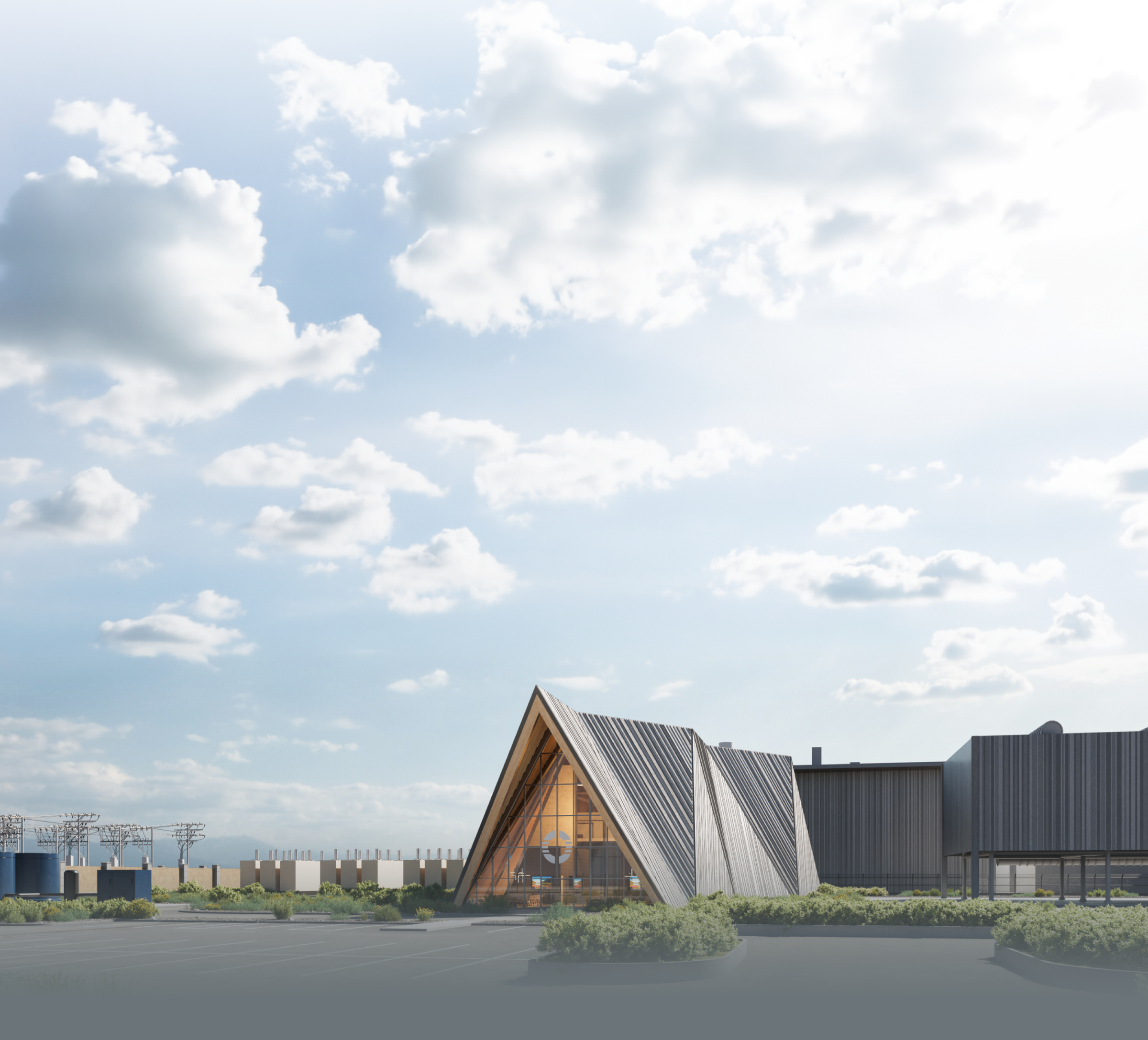 Oklo Aurora powerhouse campus render