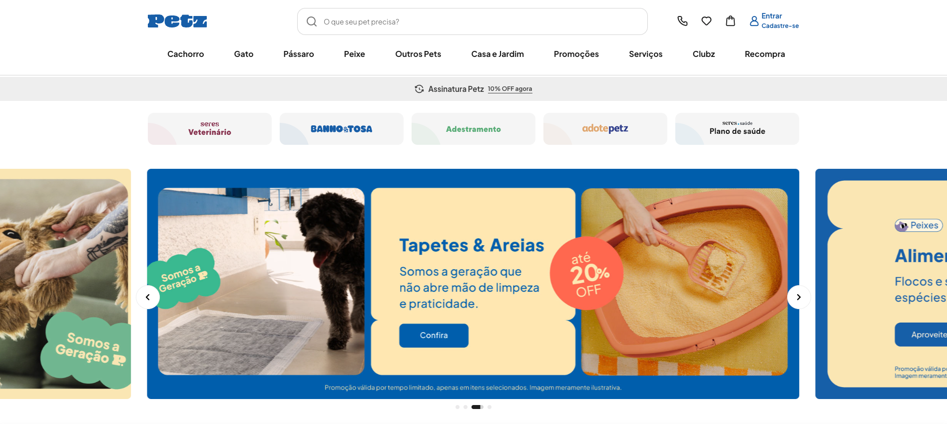 Petz estrutura loja virtual personalizada com plataforma da Stoom