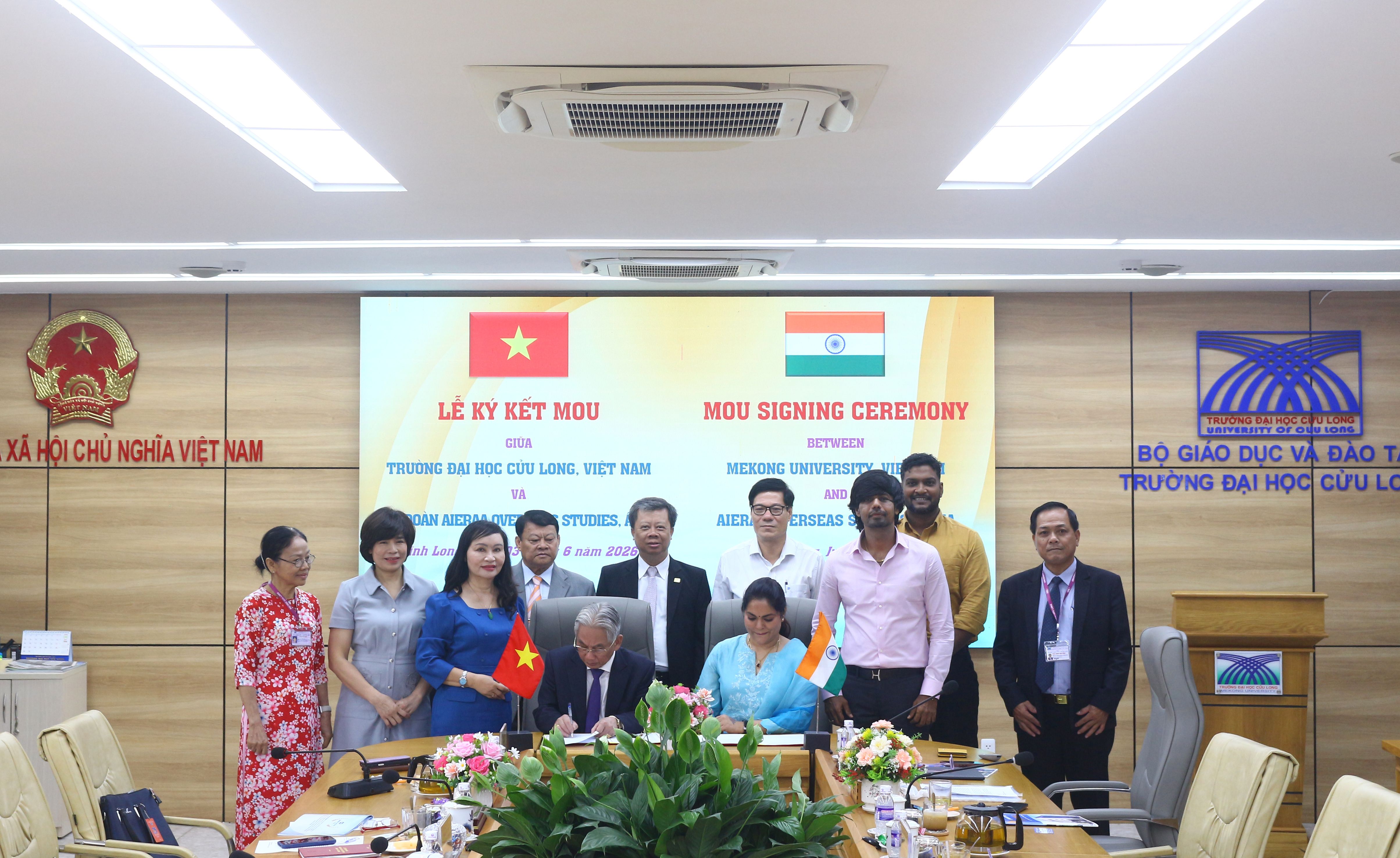 MOU Signing — Mekong University and Aieraa Overseas Studies, June 3, 2026