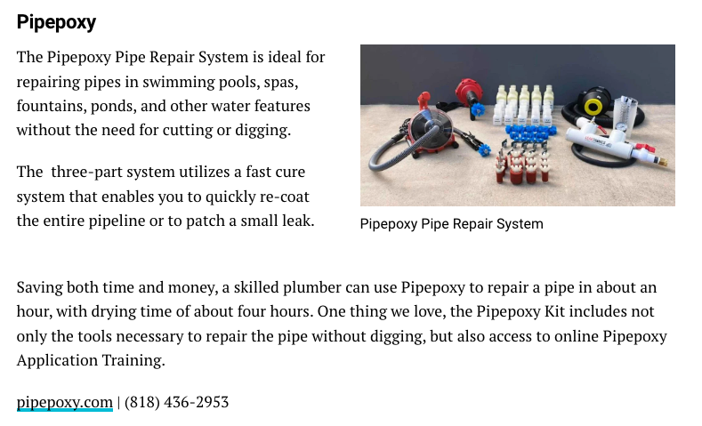 Pipepoxy: Hottest New Pool Products of 2022